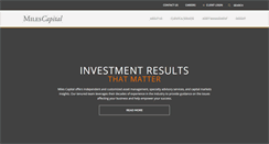 Desktop Screenshot of miles-capital.com